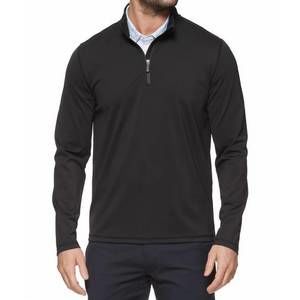 NEW FLAGS & ANTHEM journey performance 1/4 zip jacket in black